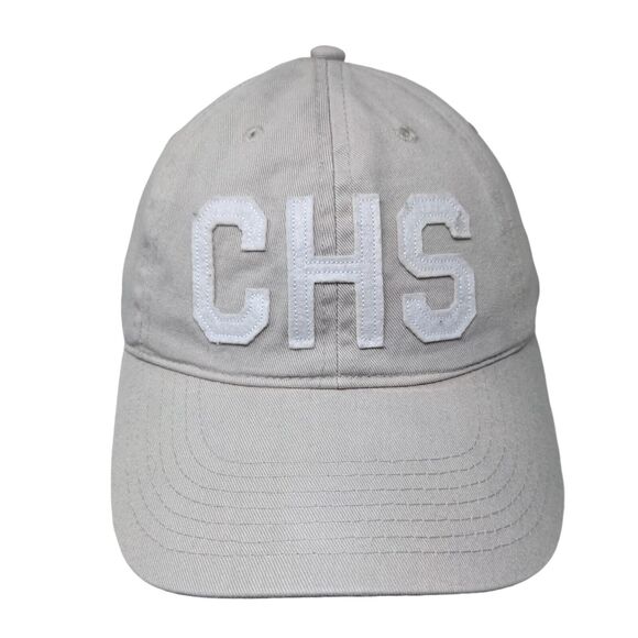 CHS Slideback Hat Gray OSFM Adjustable Embroidered 6 Panel Aviate Cotton - Picture 1 of 9